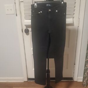 GAP Women's Classic Faded Black Straight Leg Jeans